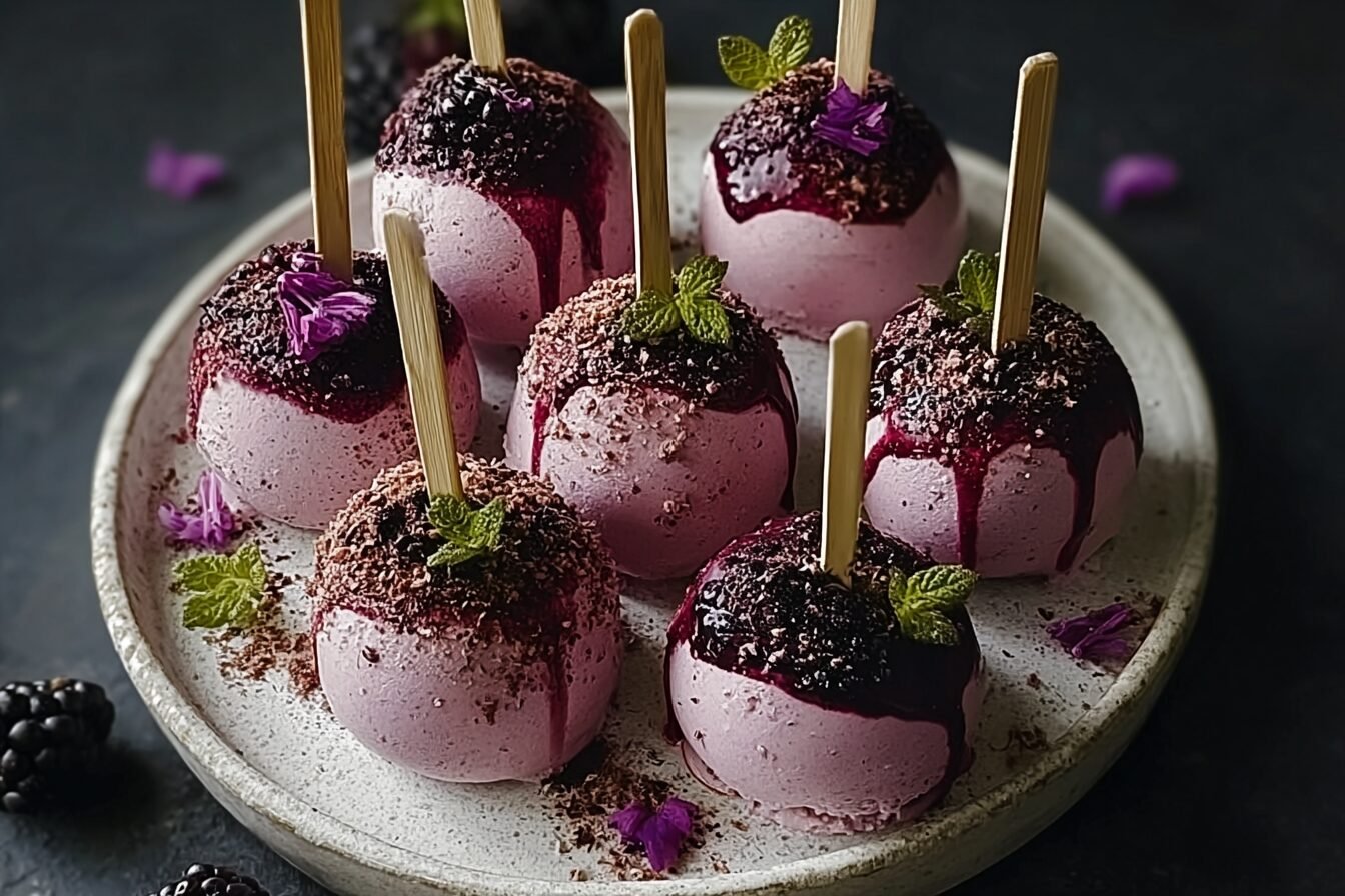 Blackberry Cheesecake Popsicles Recipe For A Creamy Frozen Treat 6 Blackberry Cheesecake Pops