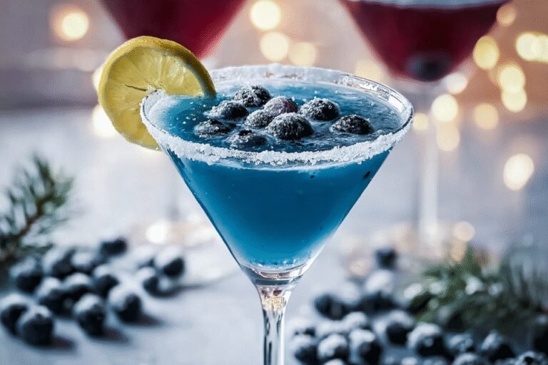 Blueberry Snow Martini Cocktail 34.Png