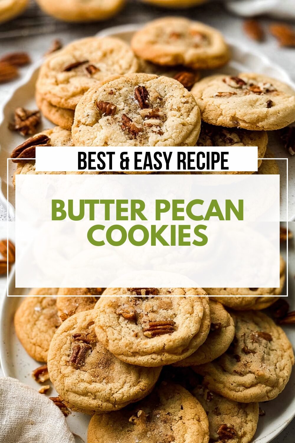 Butter Pecan Cookies