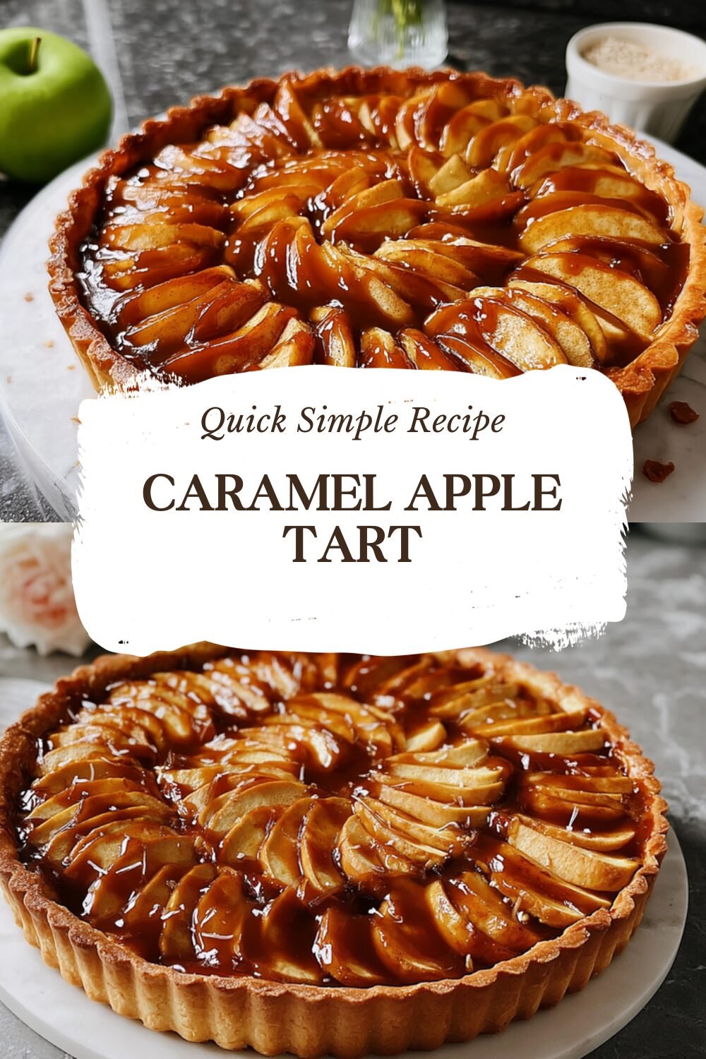Caramel Apple Tart Recipe With Flaky Crust And Sweet Glaze 4 Caramel Apple Tart