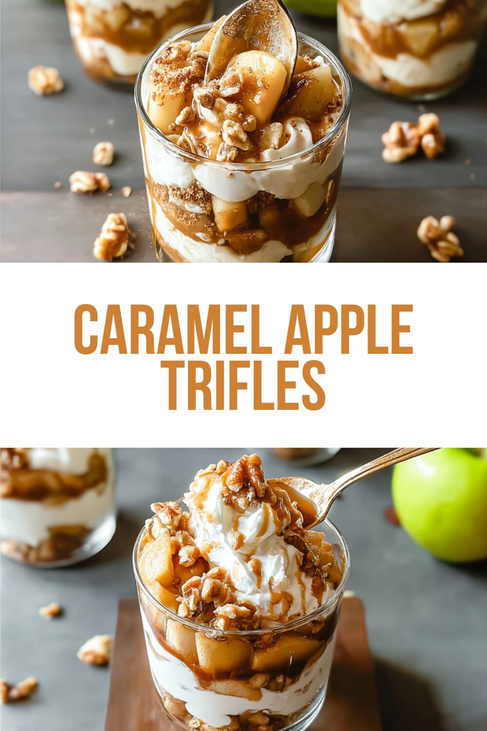 Caramel Apple Trifles
