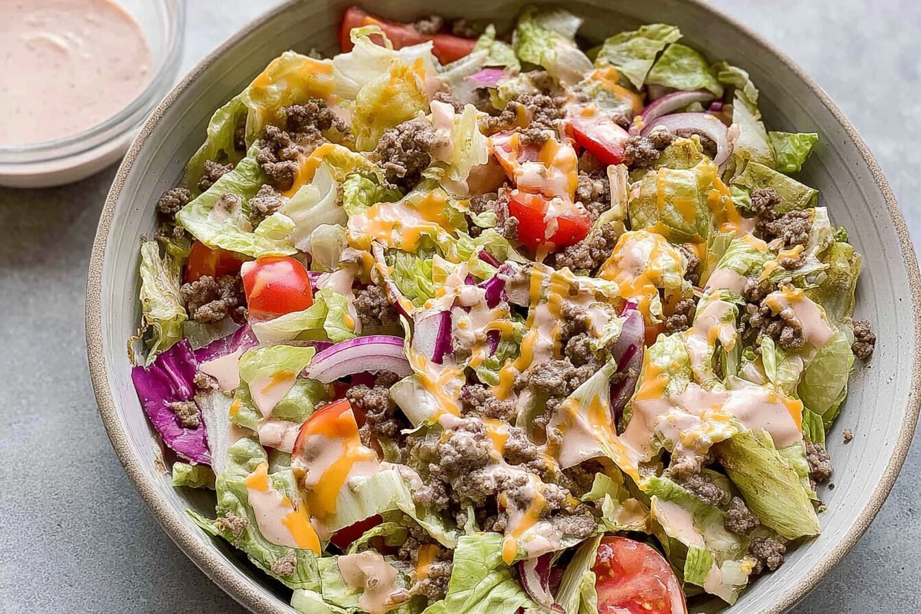 Cheeseburger Salad Recipe: All The Flavor Without The Bun 6 Cheeseburger Salad