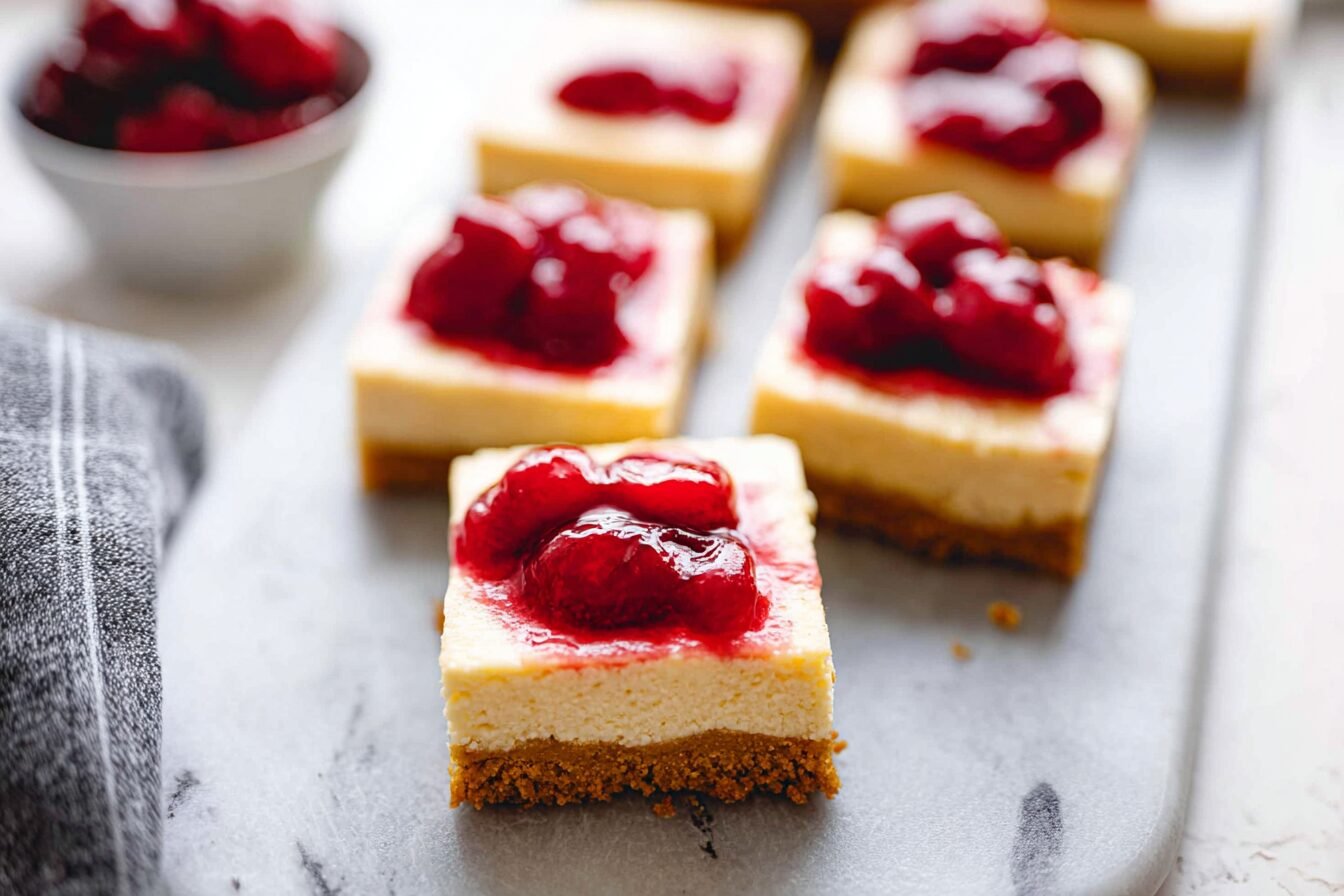 Cherry Cheesecake Bars
