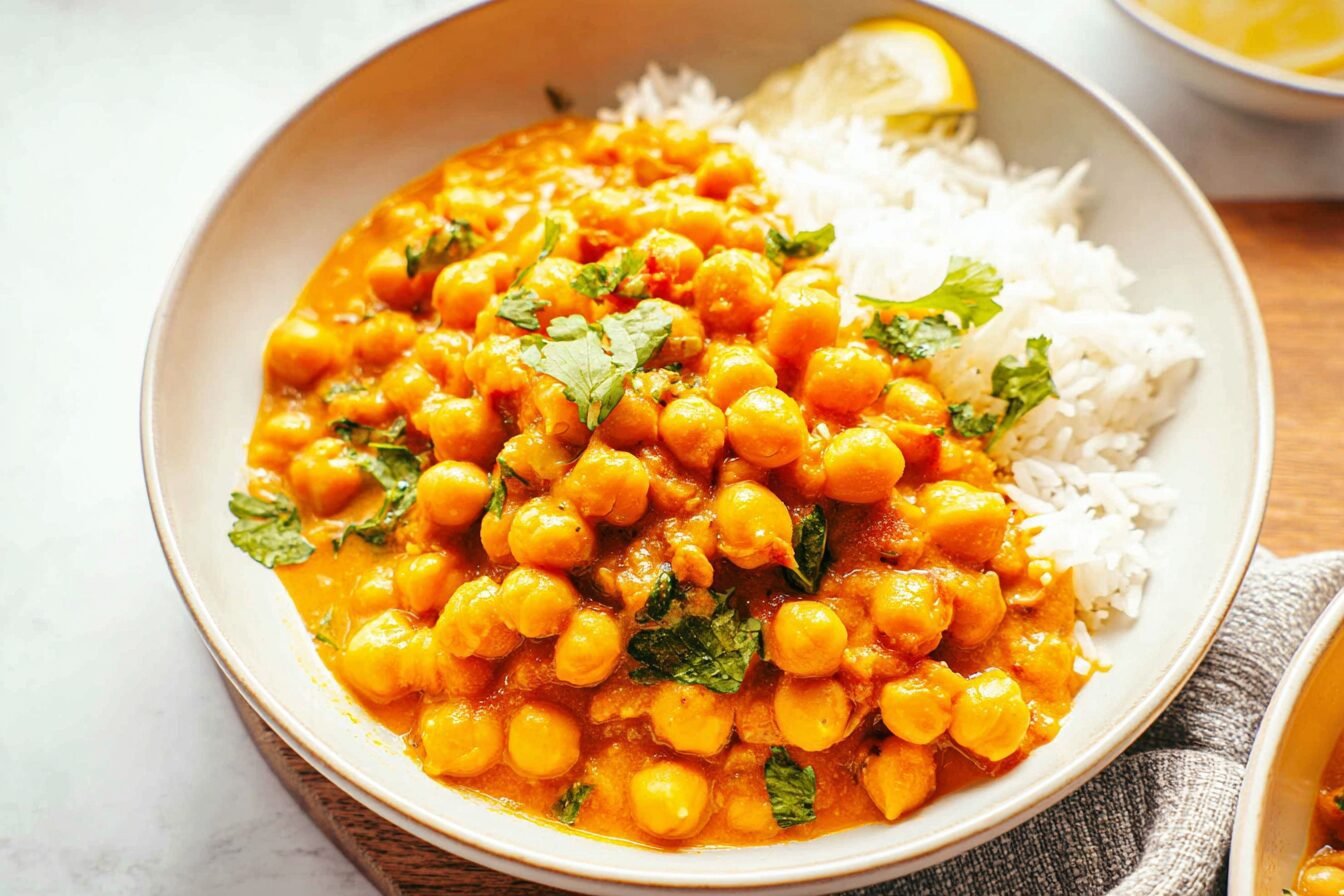Creamy Coconut Chickpea Curry Recipe For Flavorful Plant-Based Meals 6 Chickpea Curry