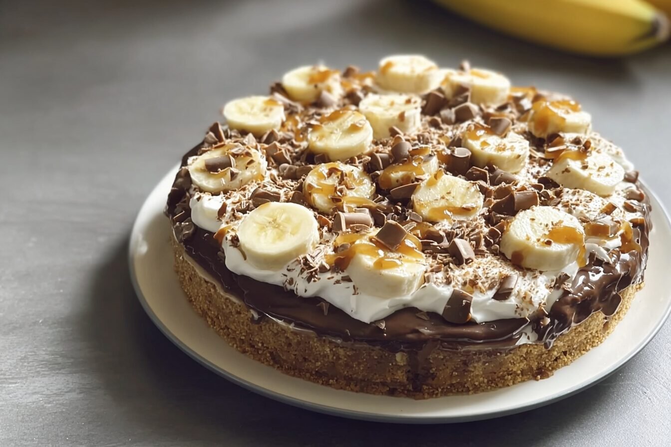 Chocolate Banoffee Pie Recipe With Creamy Banana And Caramel Layers 6 Chocolate Banoffee Pie