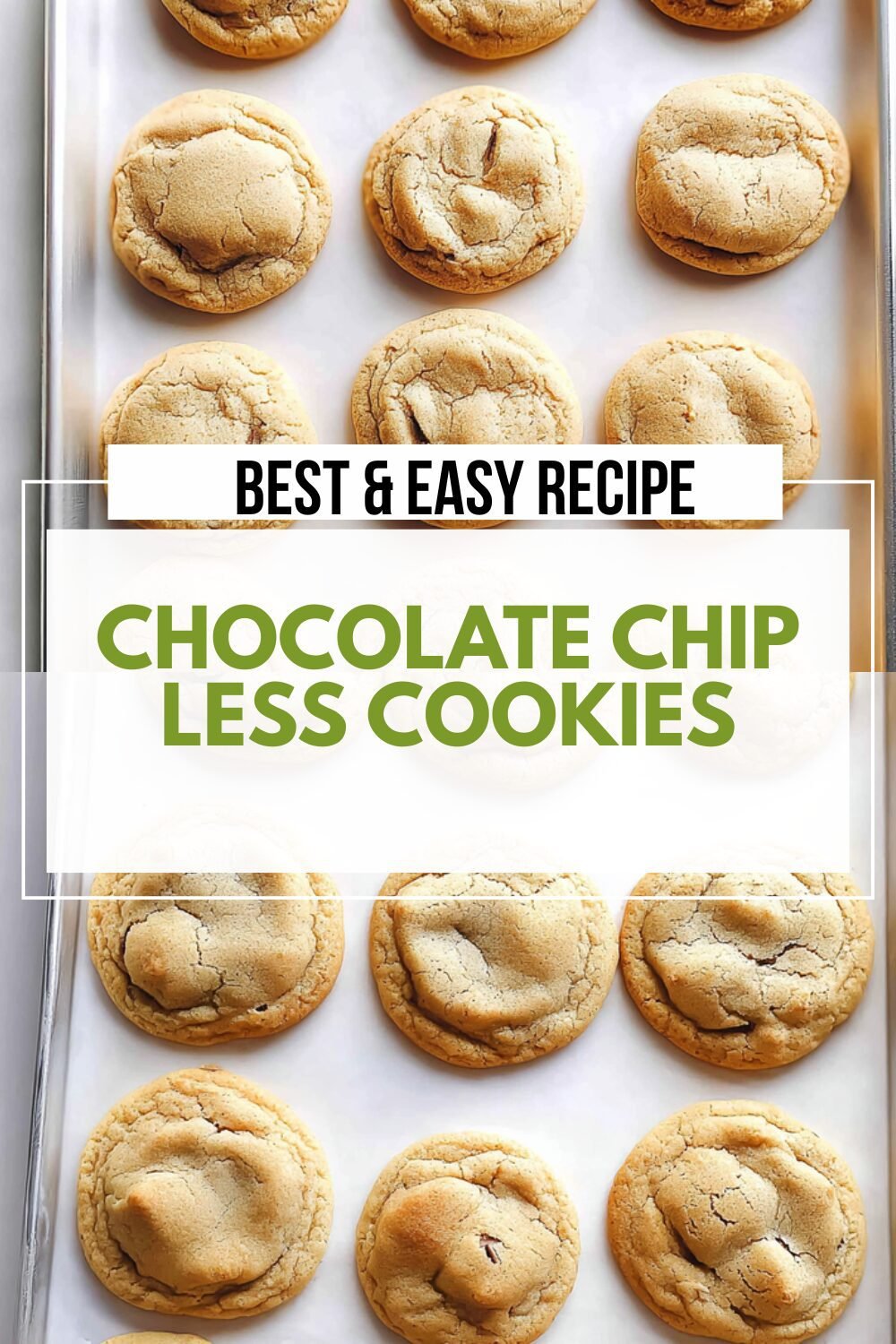 Chocolate Chip Less Cookies