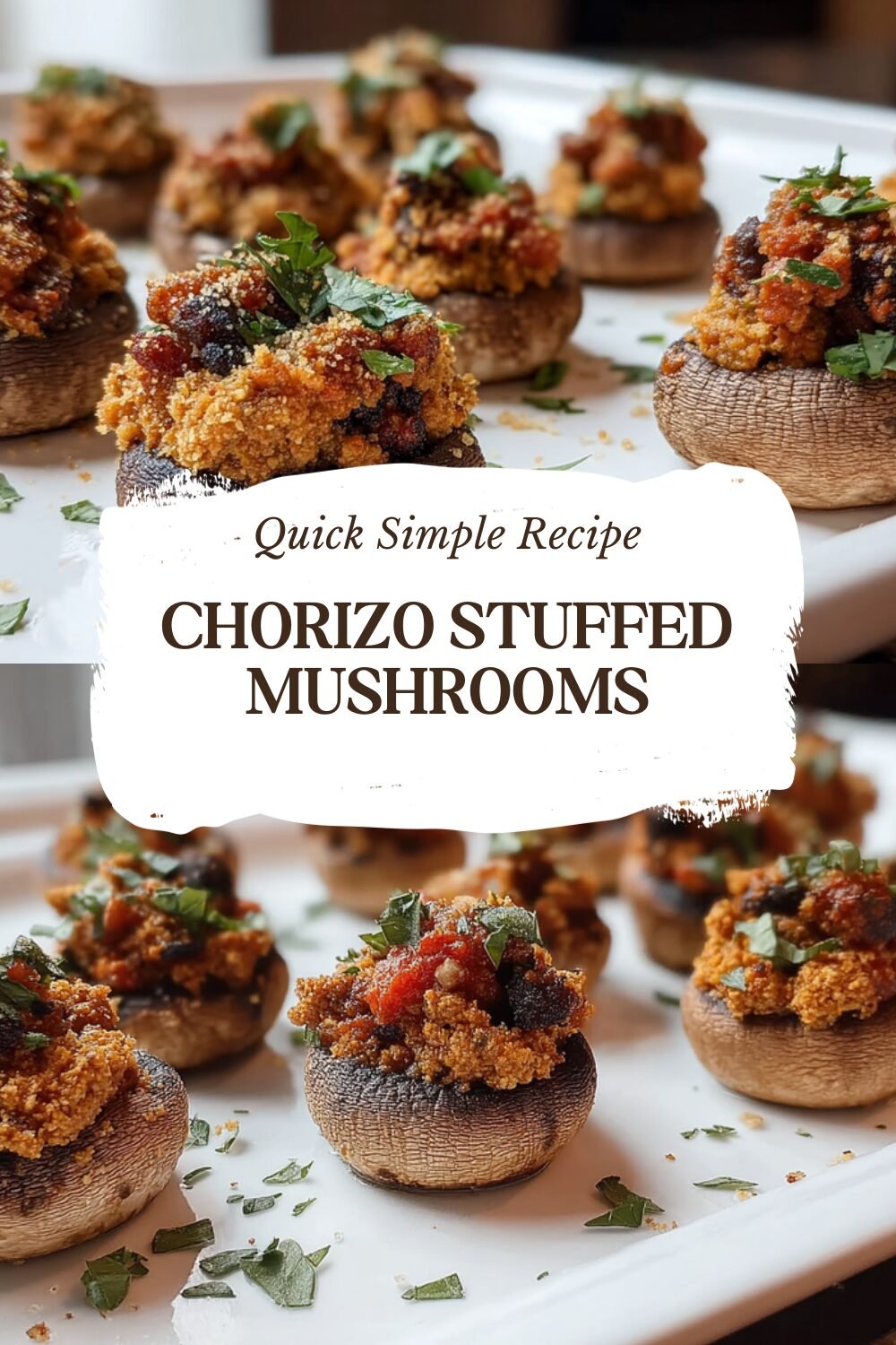 Chorizo Stuffed Mushrooms