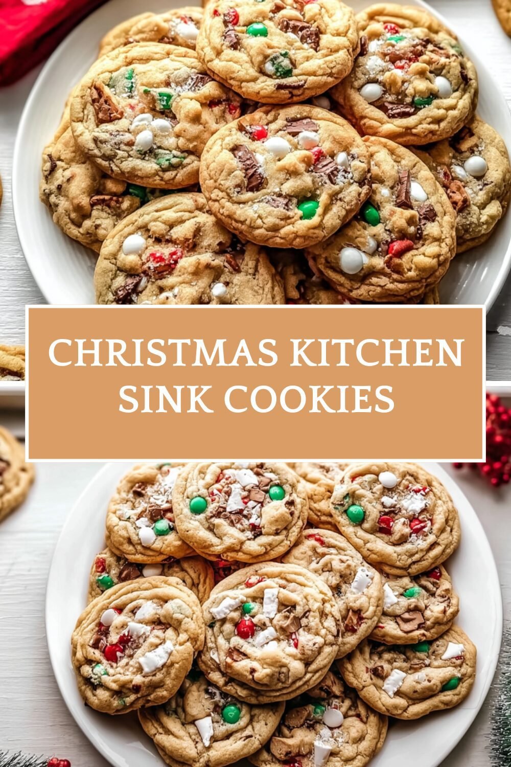 Christmas Kitchen Sink Cookies Recipe With Mixed Ingredients 7 Christmas Kitchen Sink Cookies