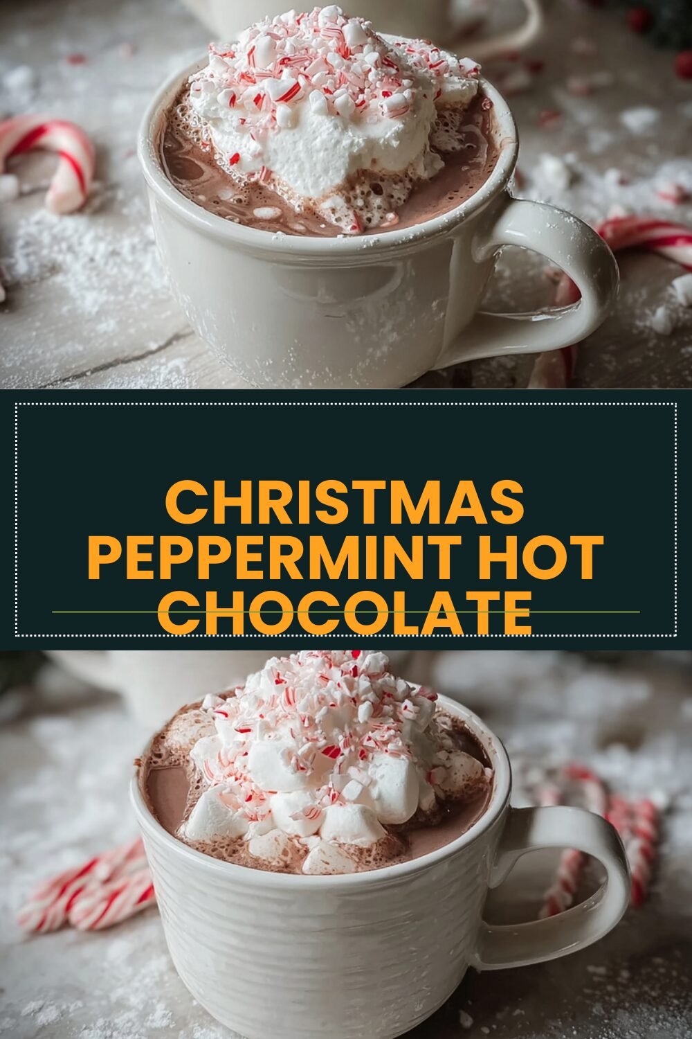 Christmas Peppermint Hot Chocolate
