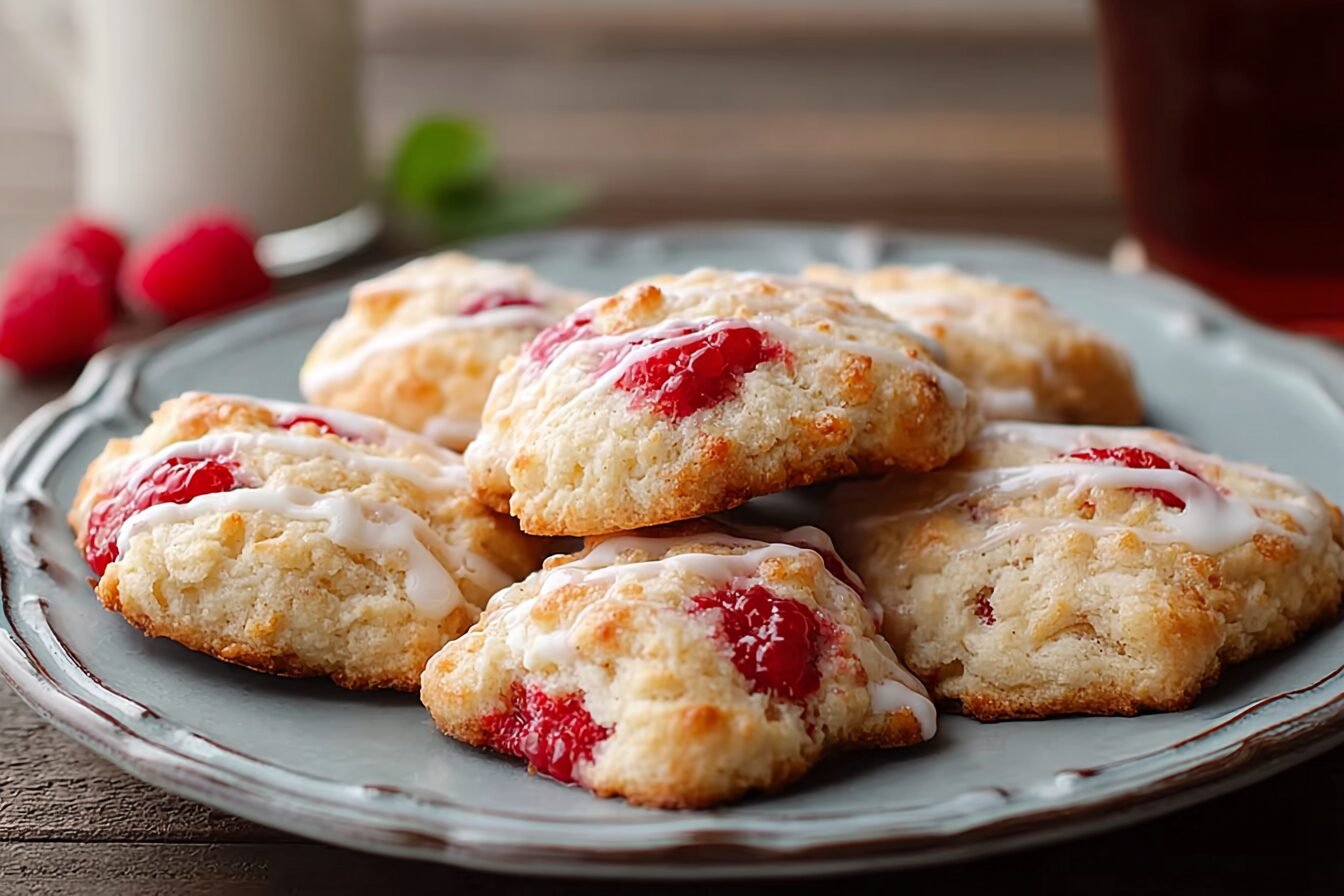 Cottage Cheese Raspberry Cookies