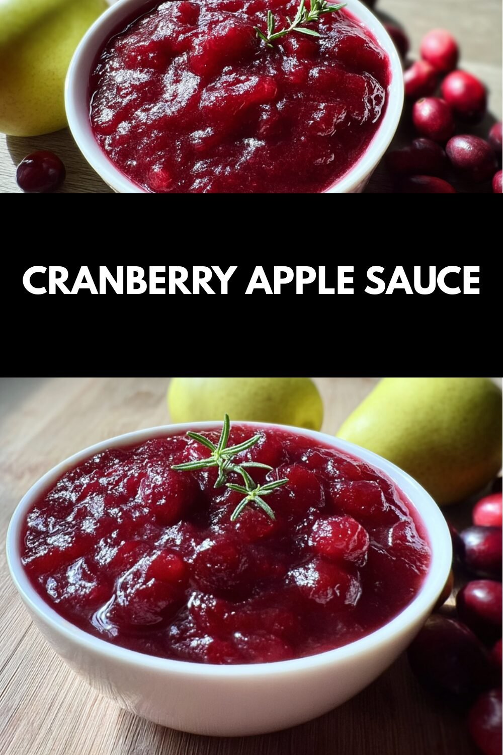 Cranberry Apple Sauce