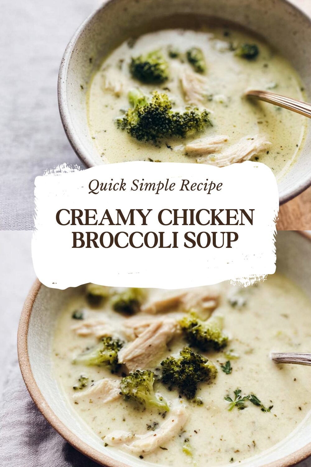 Creamy Chicken Broccoli Soup