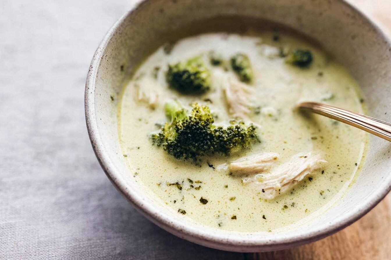 Creamy Chicken Broccoli Soup