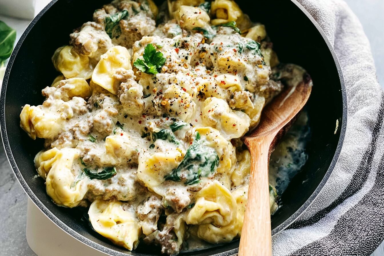 Creamy Sausage Tortellini