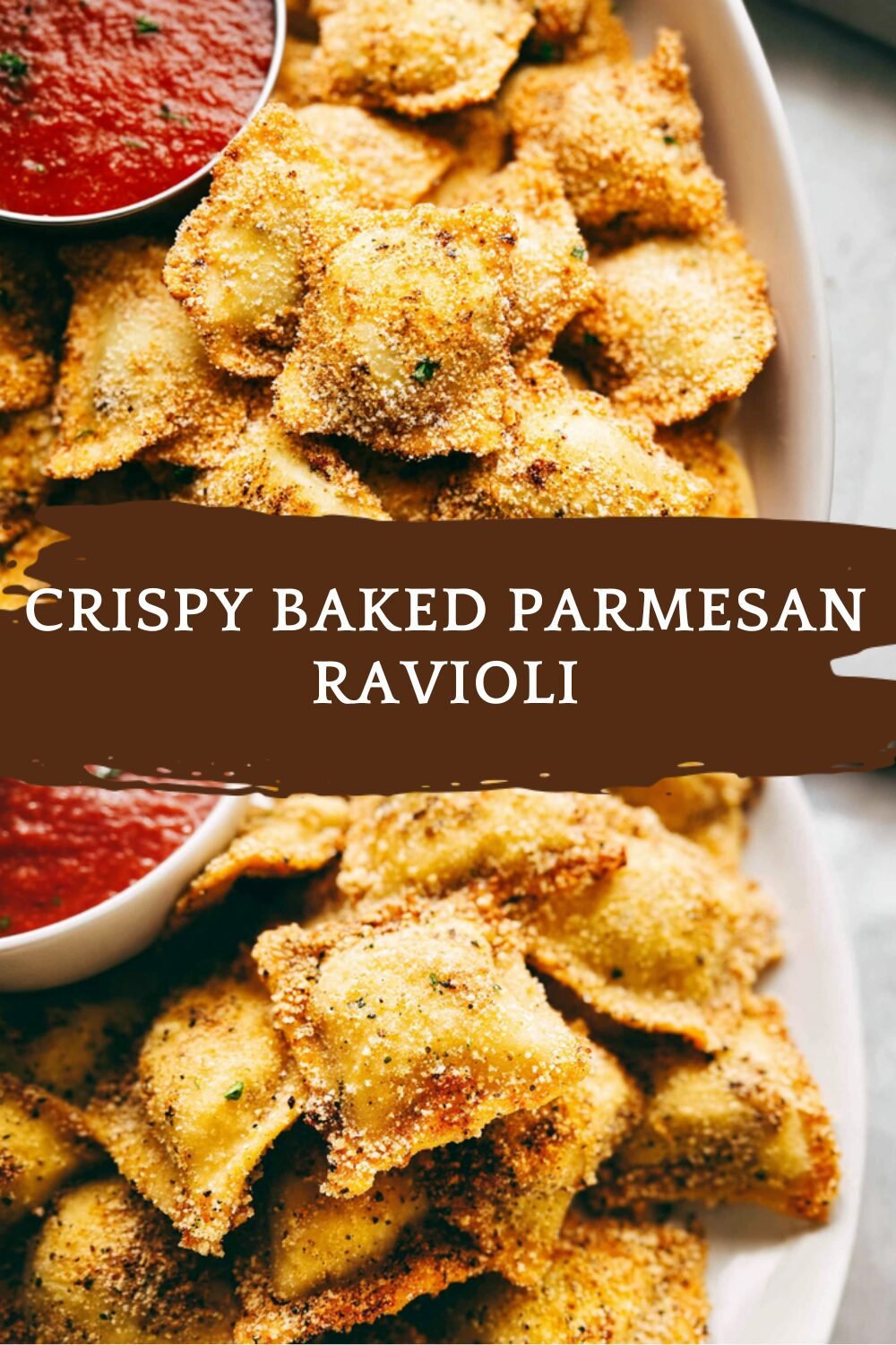 Crispy Baked Parmesan Ravioli Recipe With Golden Cheese Crust 7 Crispy Baked Parmesan Ravioli
