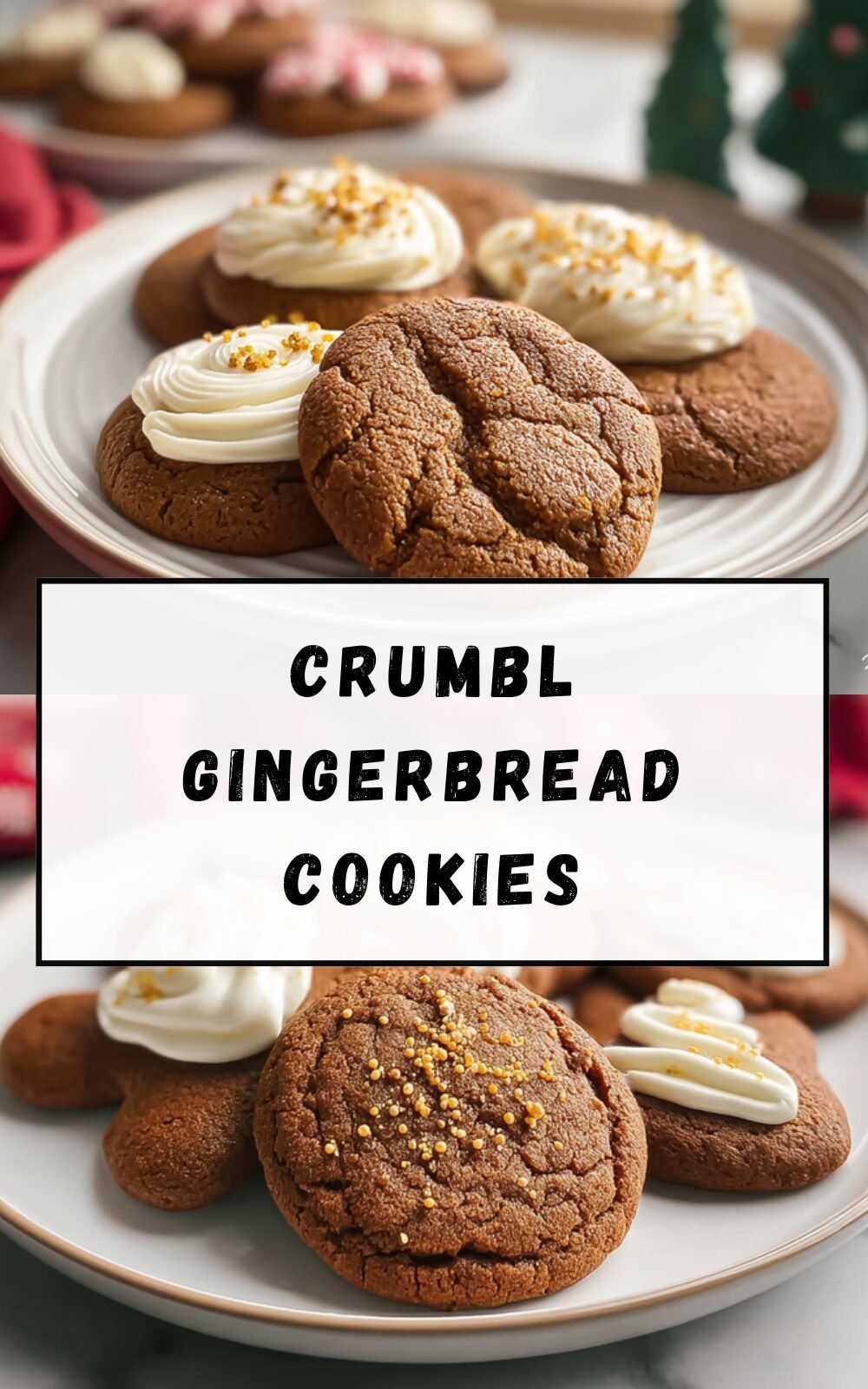 Crumbl Gingerbread Cookies