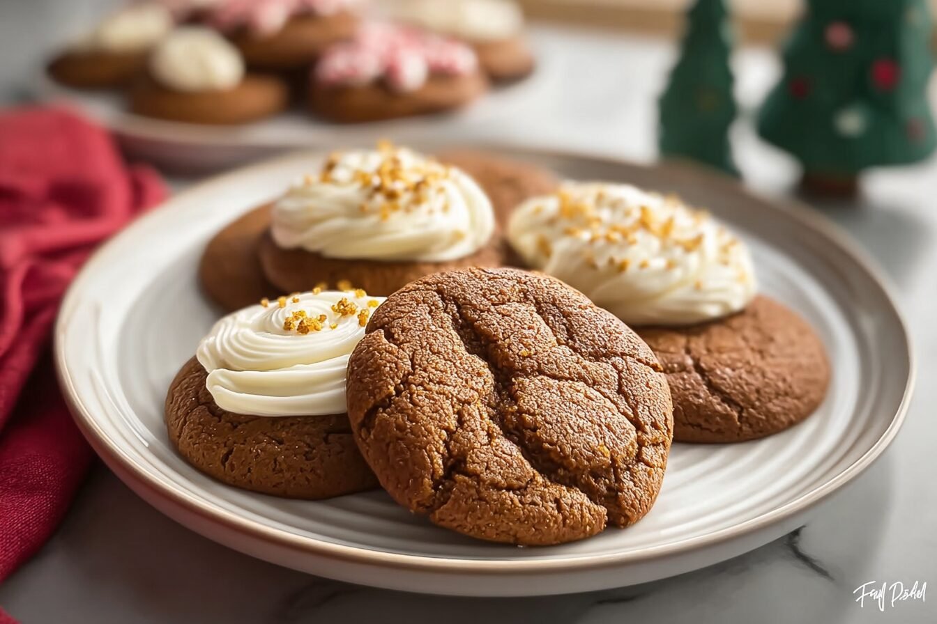 Crumbl Gingerbread Cookies