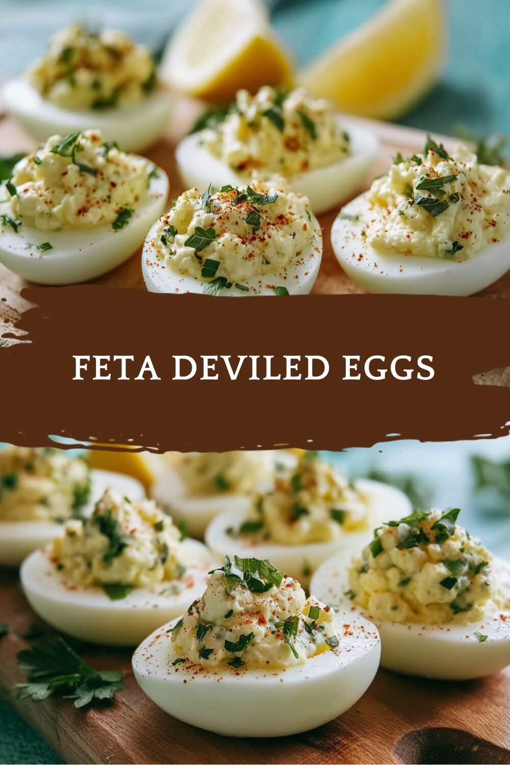 Feta Deviled Eggs