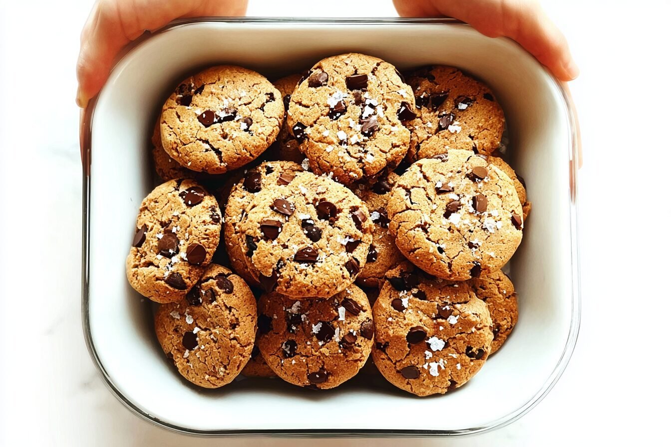 Flourless Chocolate Chip Cookies