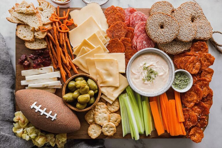Football Charcuterie Board 18.Png