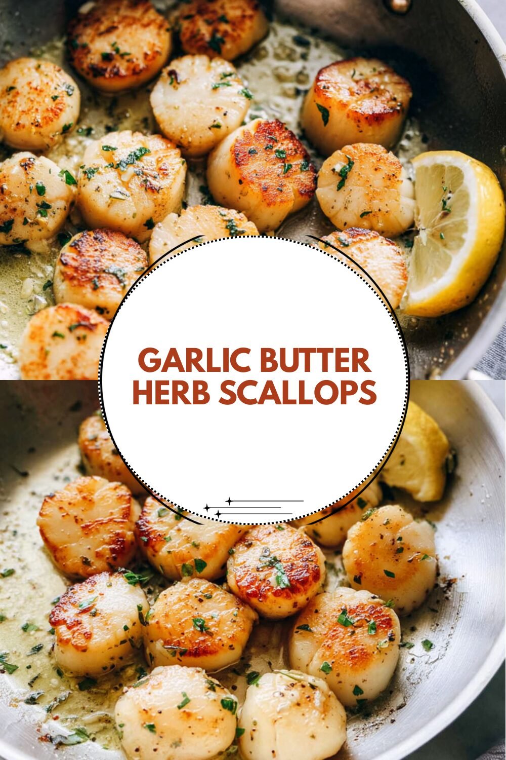 Garlic Butter Herb Scallops