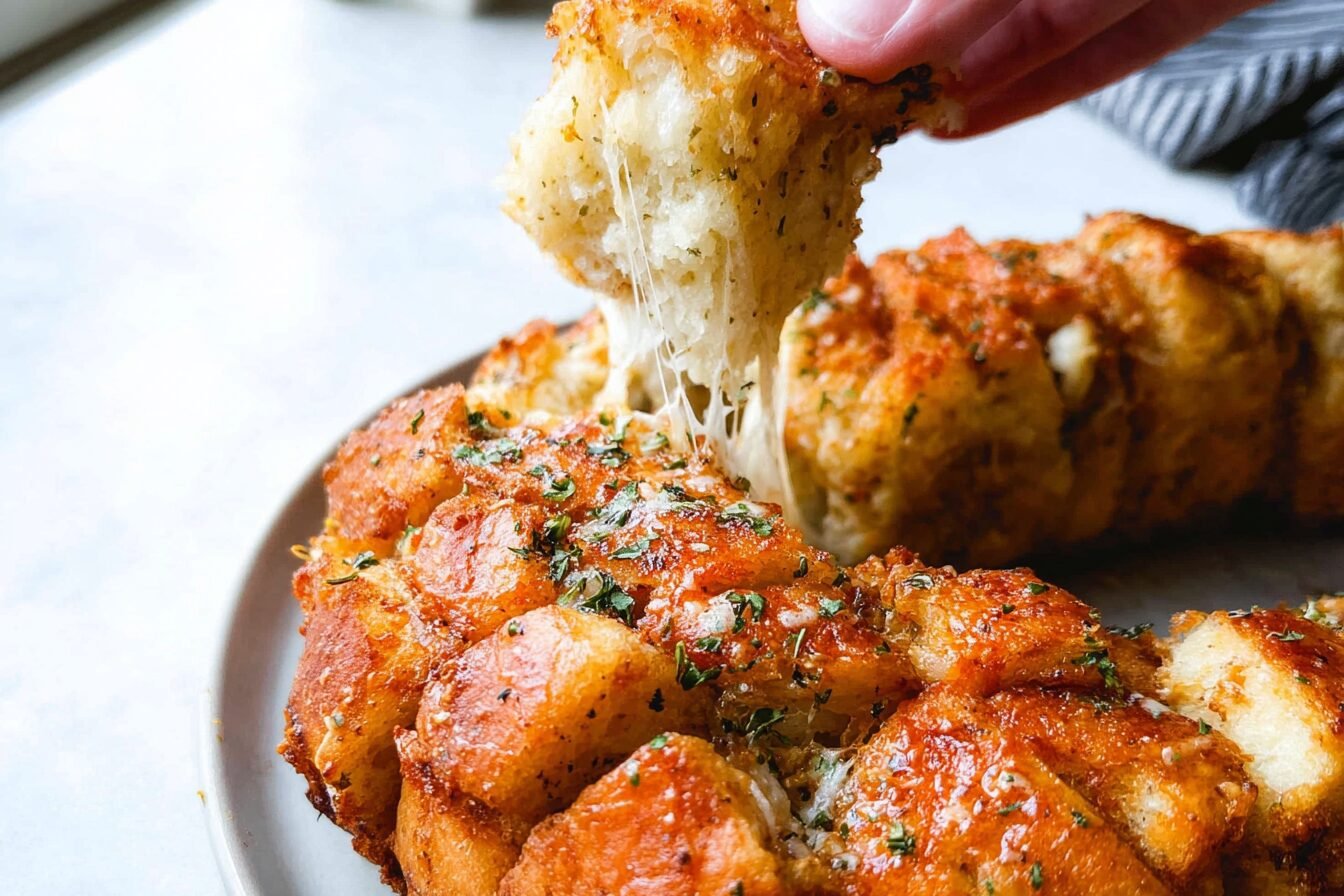 Garlic Parmesan Pull Apart Bread