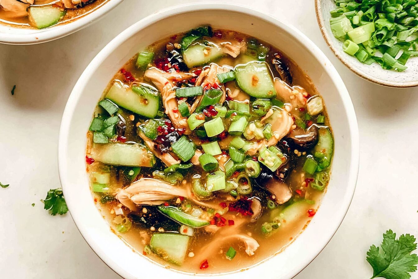 Ginger Scallion Chicken Soup