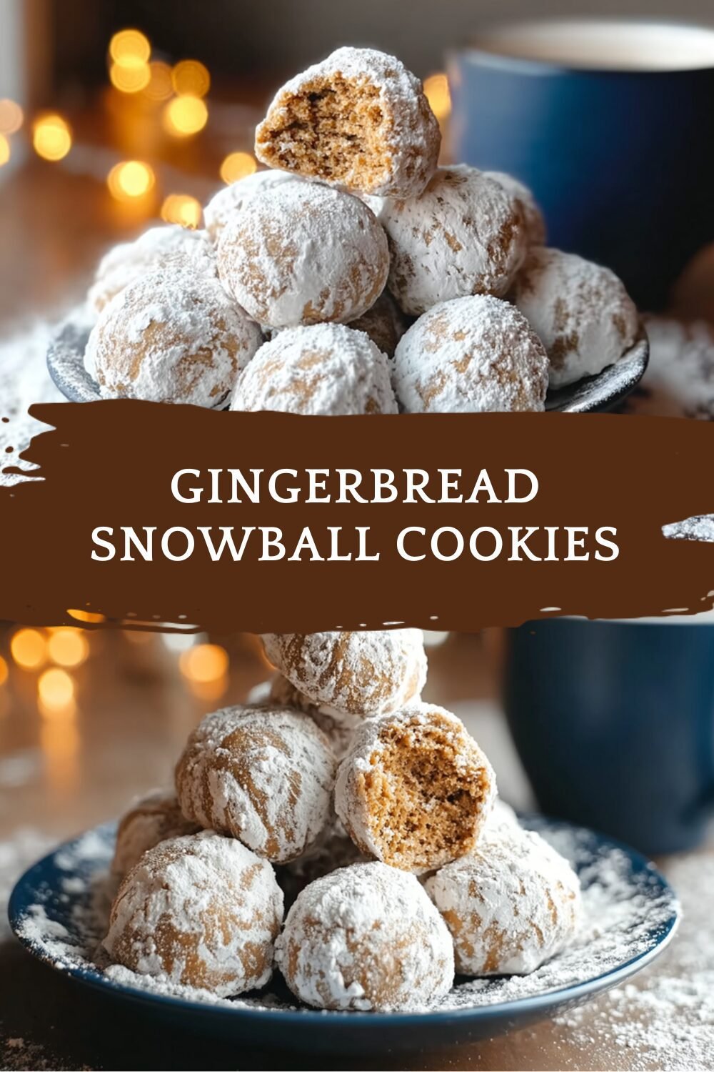 Gingerbread Snowballs Recipe For Soft Spiced Holiday Cookies 7 Gingerbread Snowball Cookies