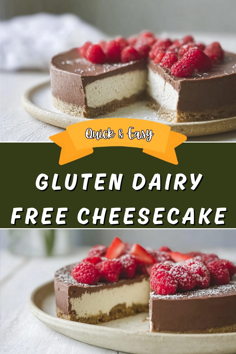 Gluten Dairy Free Cheesecake