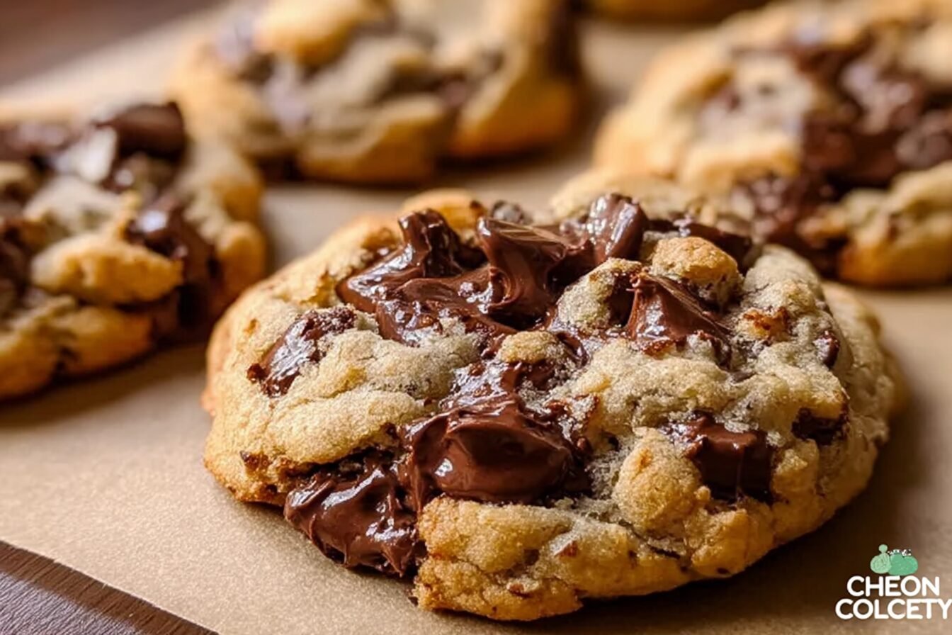 Gooey Chocolate Chip Cookies