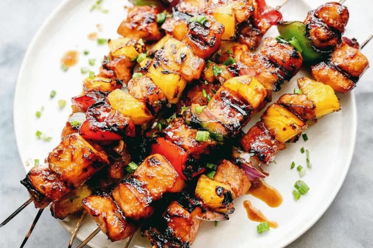 Hawaiian Teriyaki Chicken Skewers 27.Png