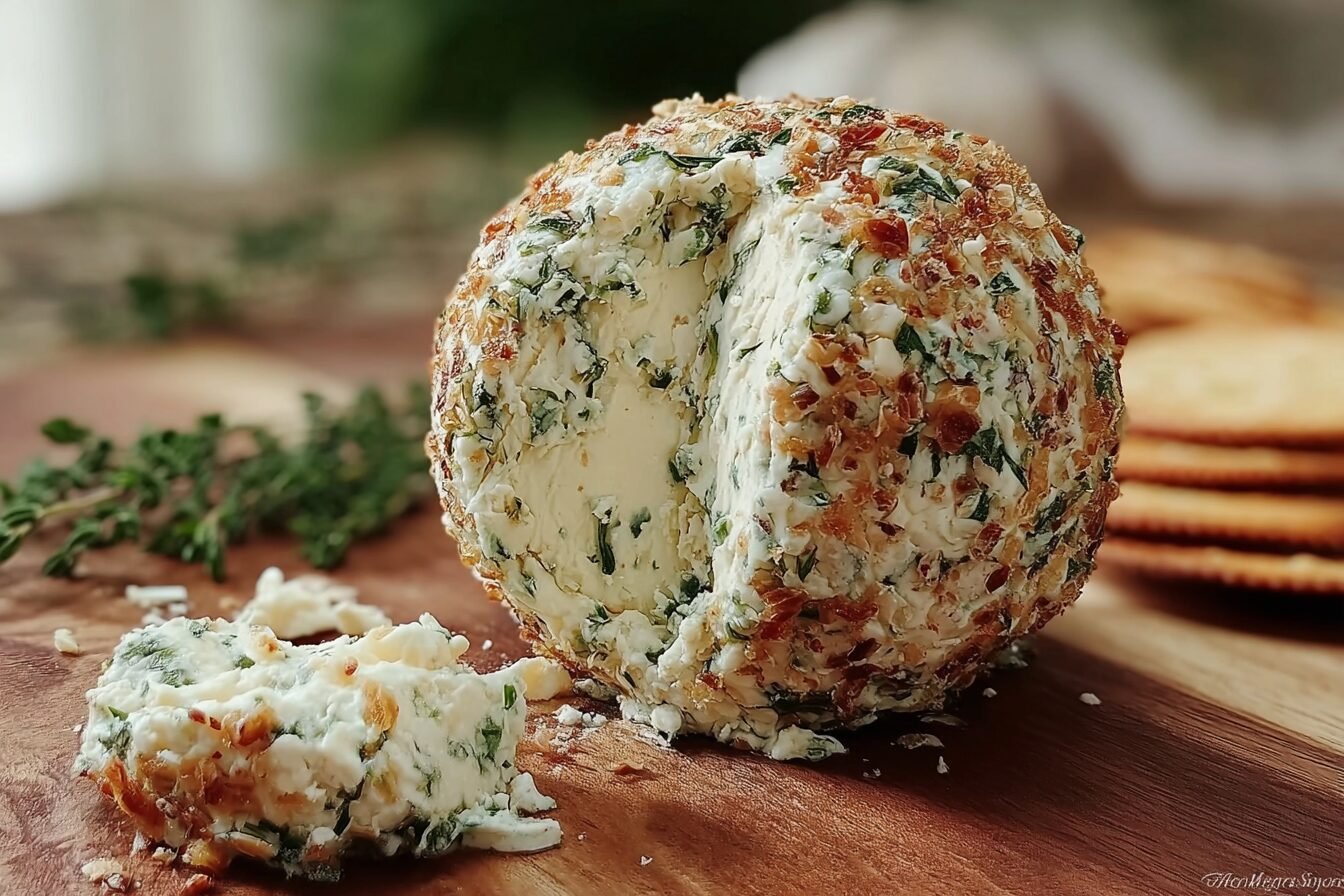 Herb And Garlic Cheese Ball