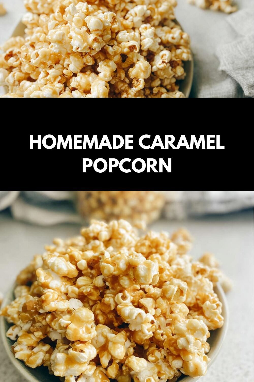 Homemade Caramel Popcorn