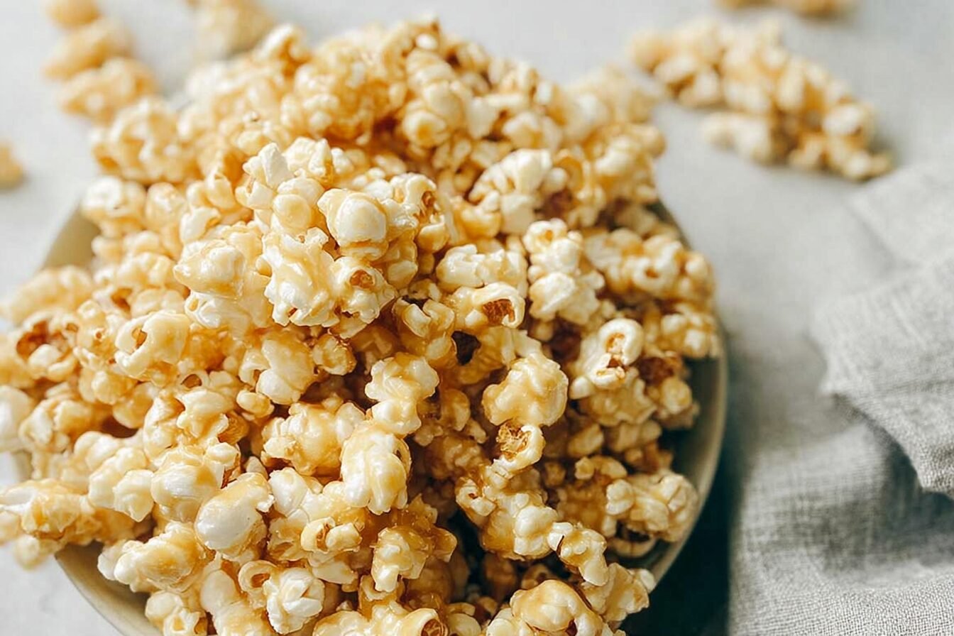 Homemade Caramel Popcorn