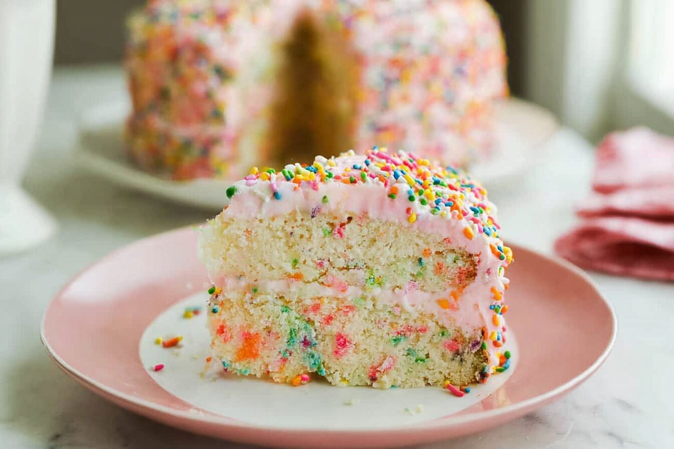 Funfetti Cake Simple From Scratch 6 Homemade Funfetti Cake