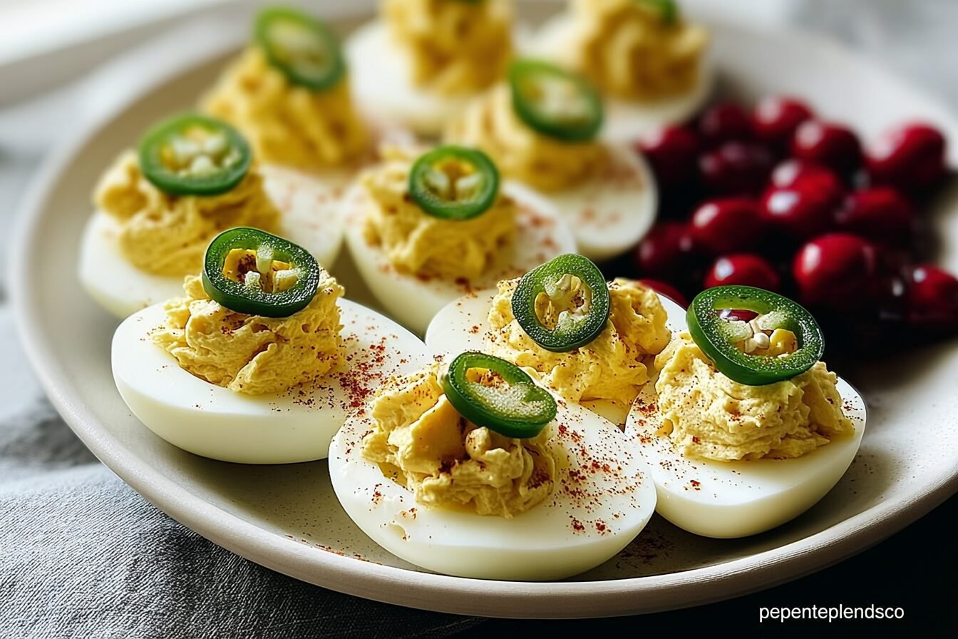 Jalapeno Deviled Eggs Recipe With Spicy And Creamy Flavor 6 Jalapeno Deviled Eggs