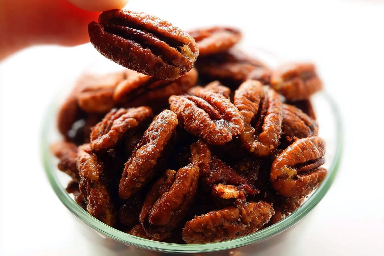Maple Candied Pecans Recipe With Sweet And Crunchy Flavor 6 Maple Candied Pecans