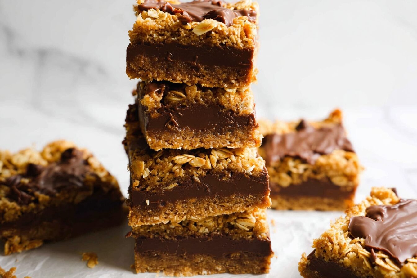 Oatmeal Fudge Bars