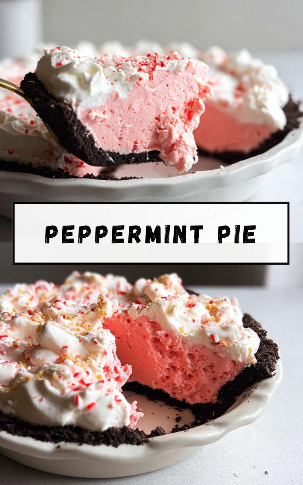 Peppermint Pie Recipe Easy Homemade Holiday Dessert 7 Peppermint Pie