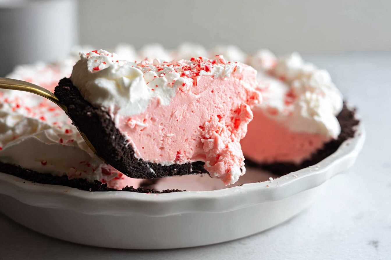 Peppermint Pie Recipe Easy Homemade Holiday Dessert 6 Peppermint Pie