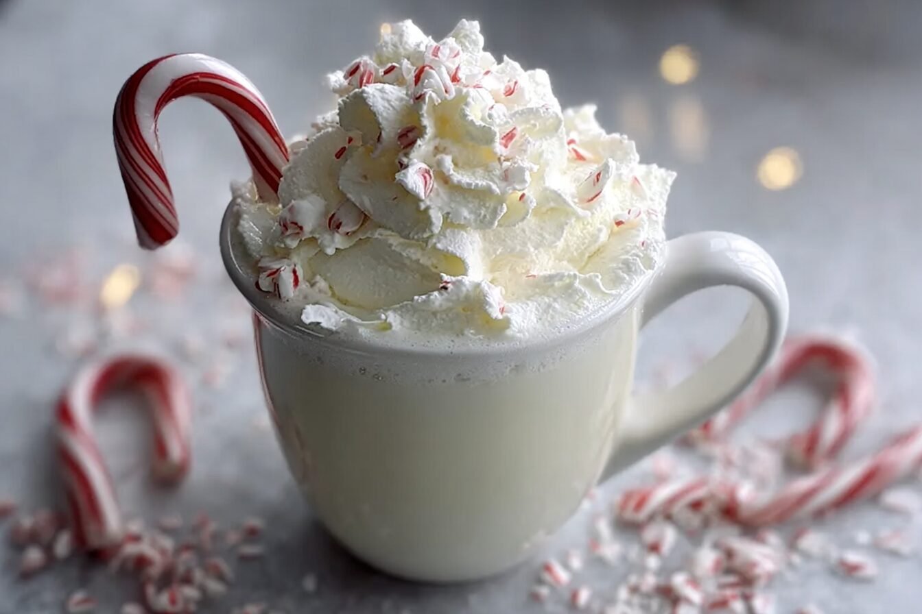 Peppermint White Hot Chocolate Recipe With Creamy Flavor