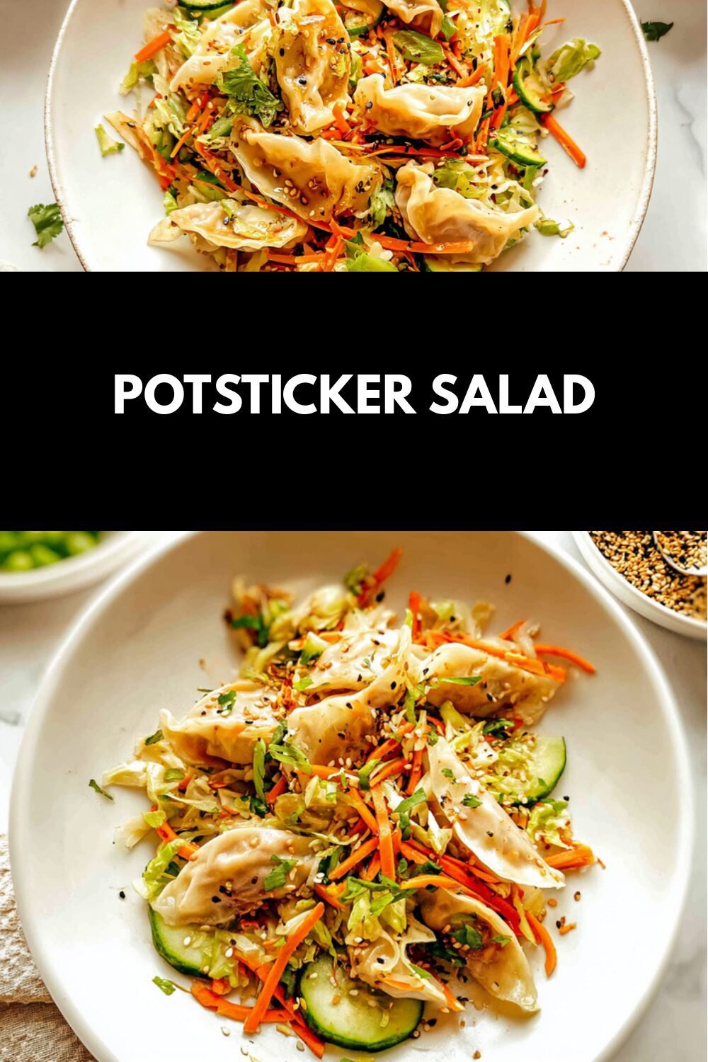 Potsticker Salad Recipe With Crispy Dumplings And Fresh Greens 7 Potsticker Salad