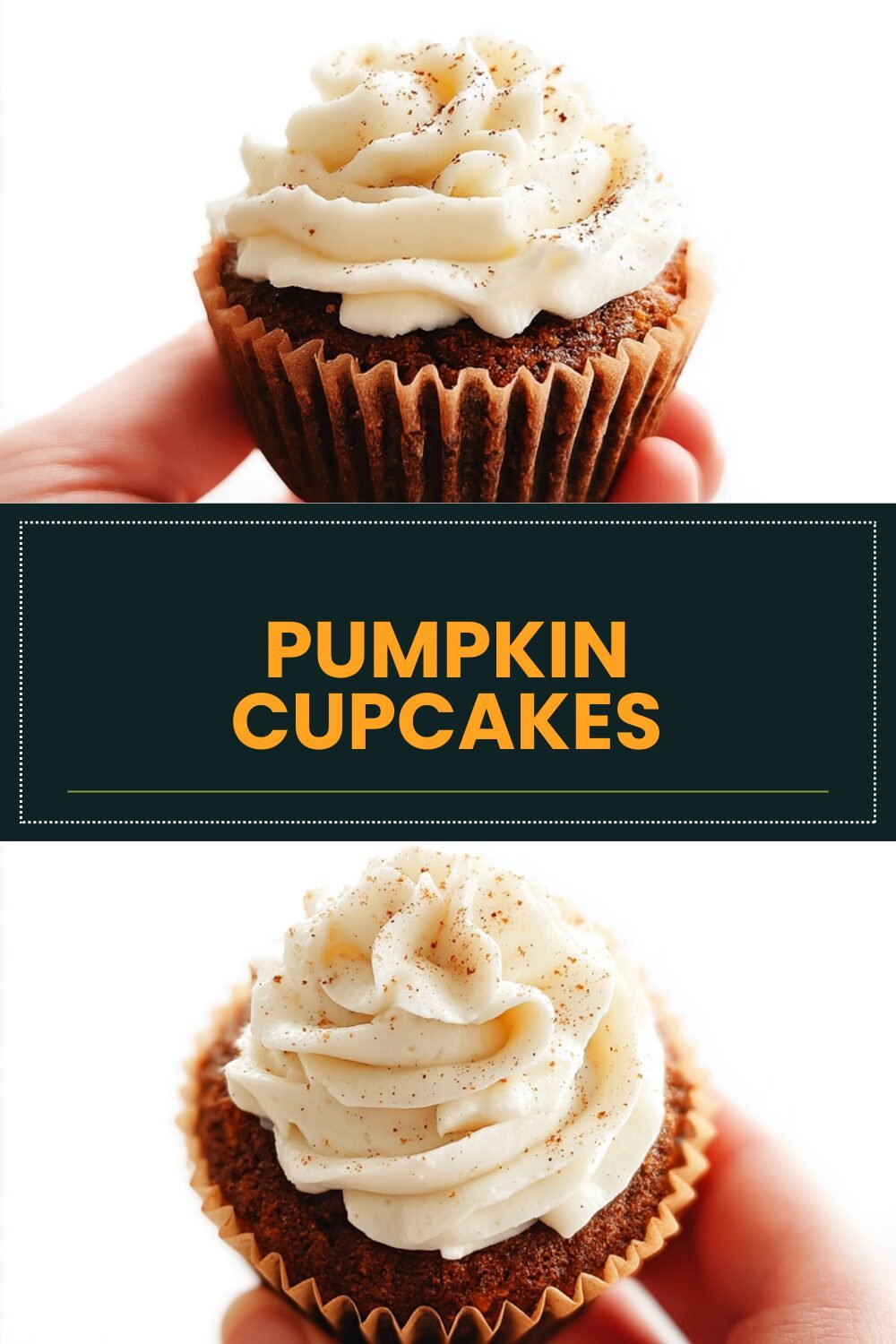Pumpkin Cupcakes With Smooth Cream Cheese Frosting Recipe 7 Pumpkin Cupcakes