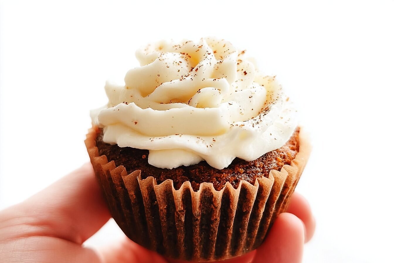 Pumpkin Cupcakes With Smooth Cream Cheese Frosting Recipe 6 Pumpkin Cupcakes