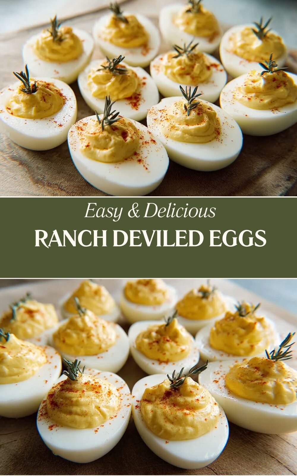 Ranch Deviled Eggs