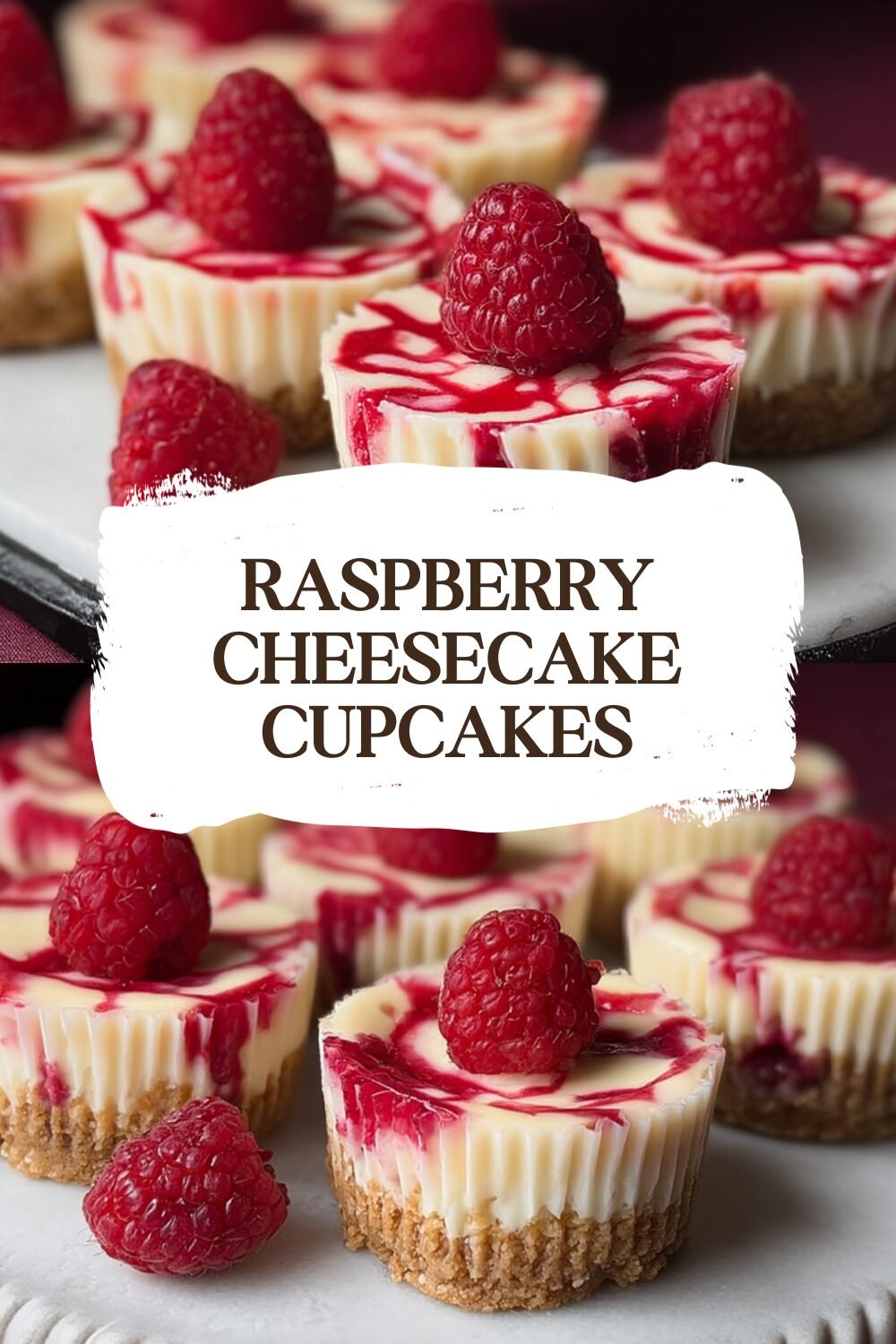 Raspberry Cheesecake Cupcakes