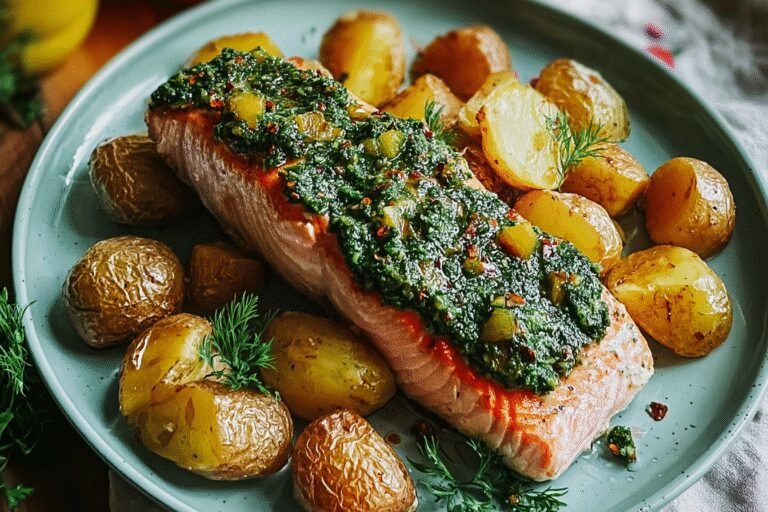 Salmon With Crispy Potatoes And Zhoug 76.Png