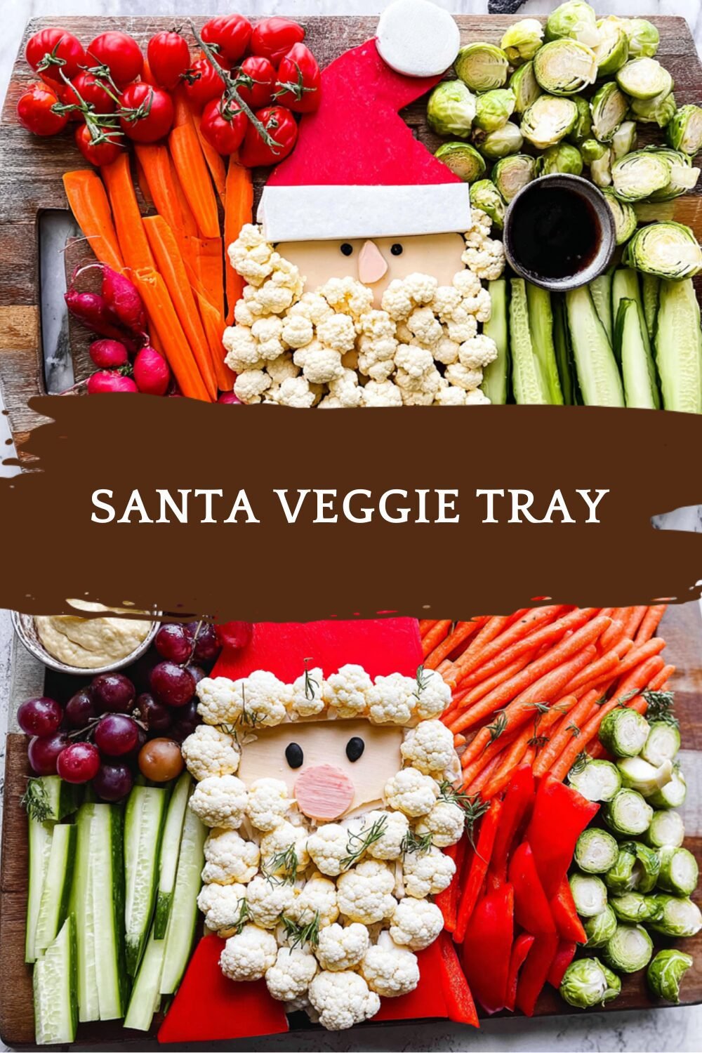 Santa Veggie Tray