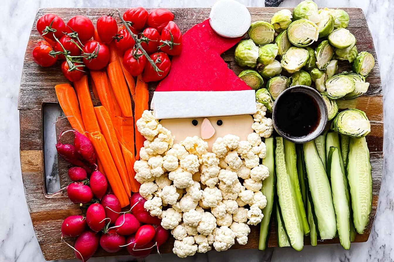 Santa Veggie Tray
