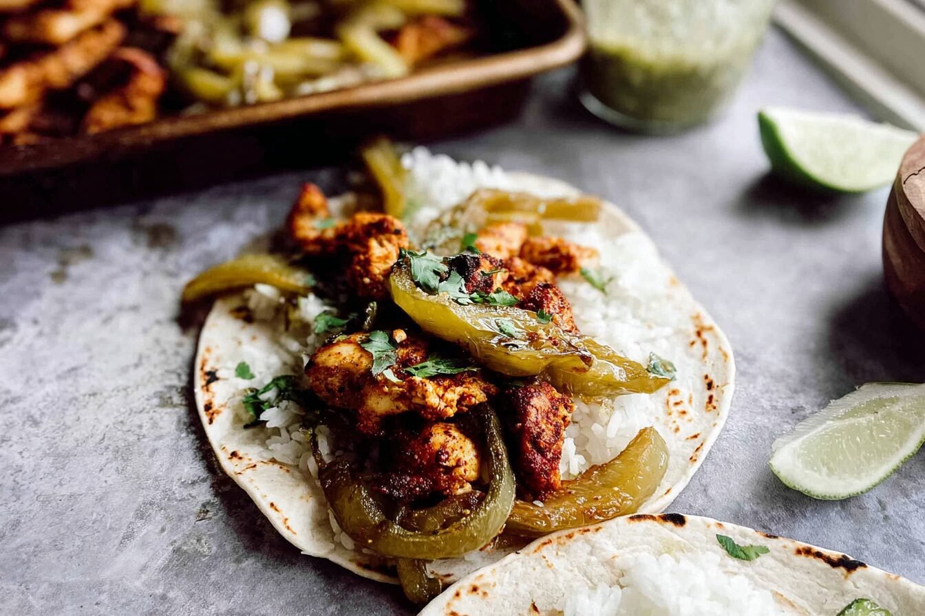 Sheet Pan Chicken Fajitas